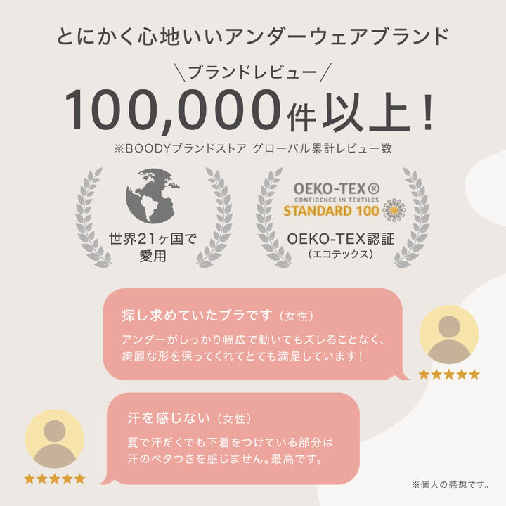 ブーディ リヨライト リブローバックブラ｜BOODY