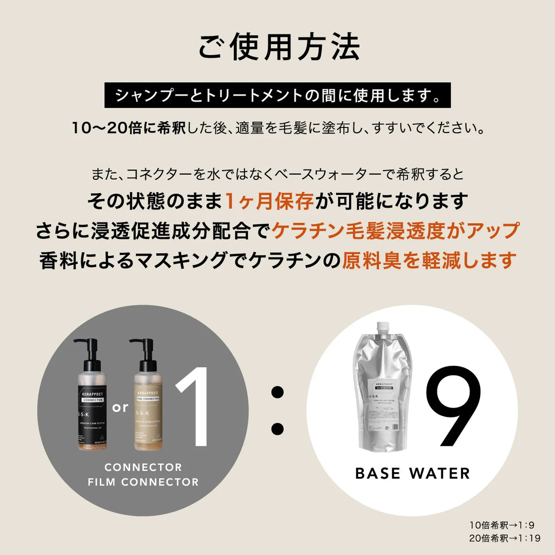 ケラフェクト ベースウォーター 1000ml｜KERAFFECT