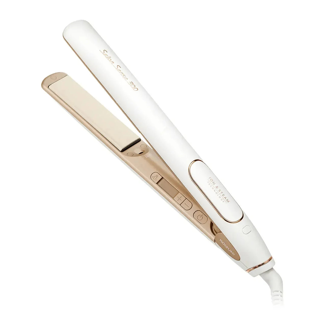 サロンセンス SalonSense シルキーモイスト スチームストレートアイロン KHS-8750/W ホワイト｜ KOIZUMI（コイズミ） 小泉成器 - CHOUCHOU シュシュ｜美容アイテム通販サイト