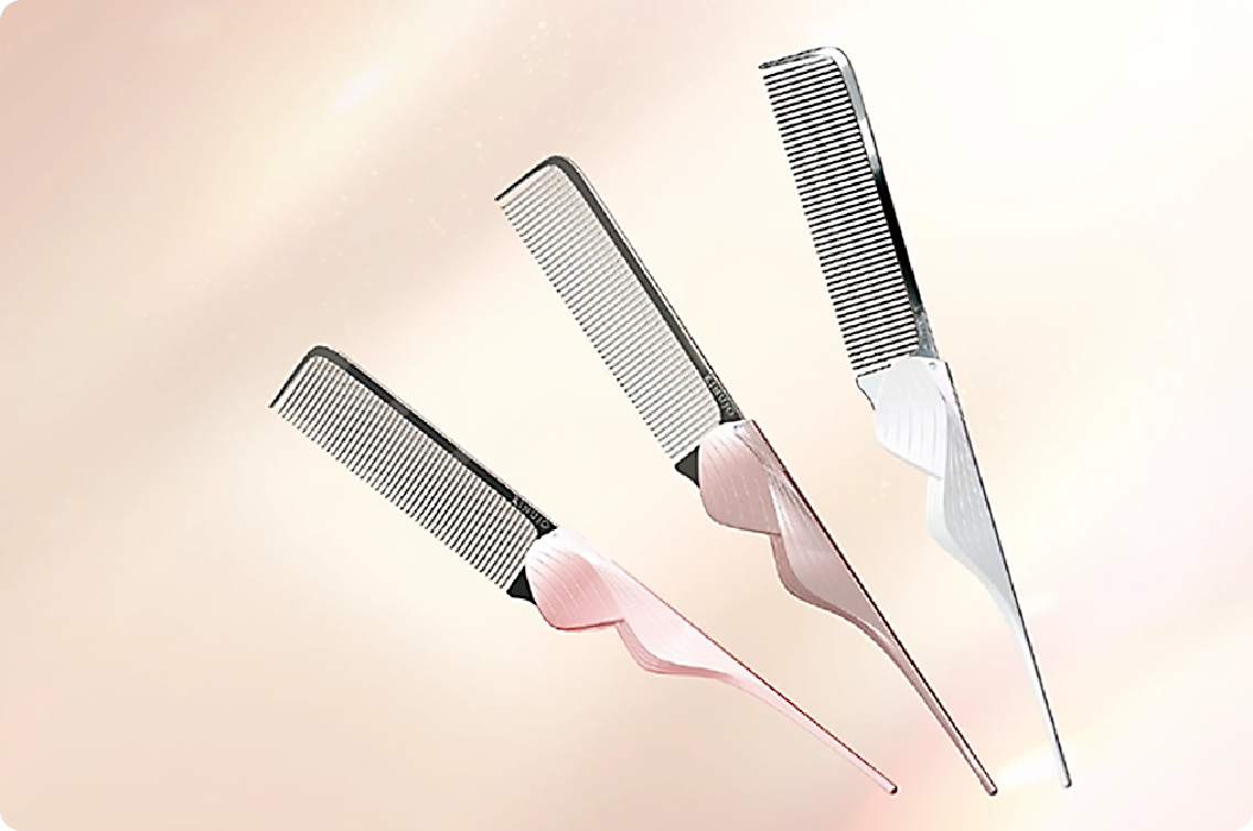キヌージョ シルキージュエルコーム｜スワロフスキー®装飾のヘアコーム