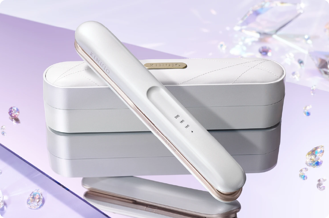 絹女 ラグジュエル｜USB充電式コードレスストレートアイロン