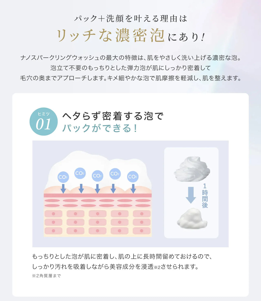 ルリーク NANOスパークリング ウォッシュ 180g｜LUREAQU