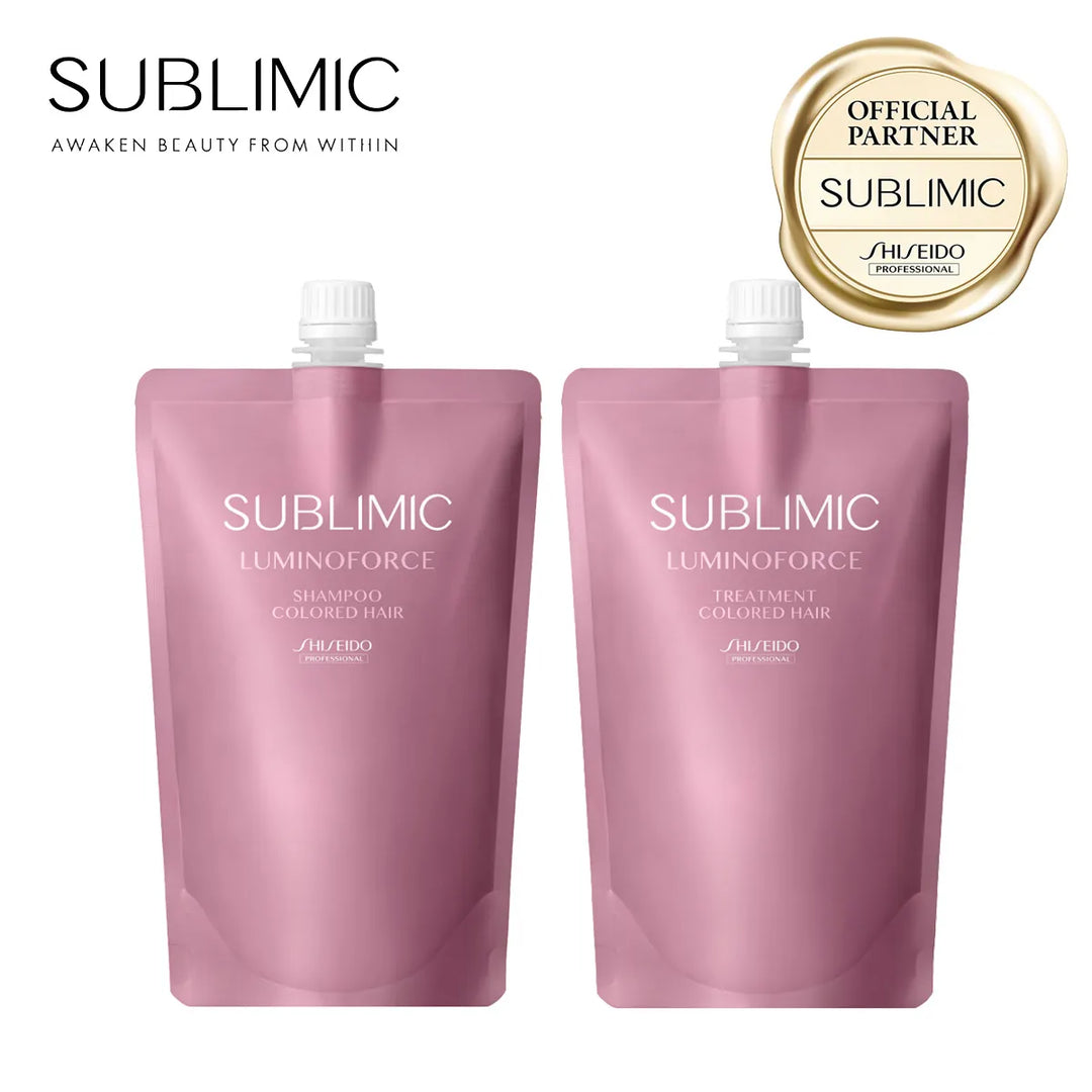 【セット】サブリミック ルミノフォース シャンプー・トリートメント｜SUBLIMIC