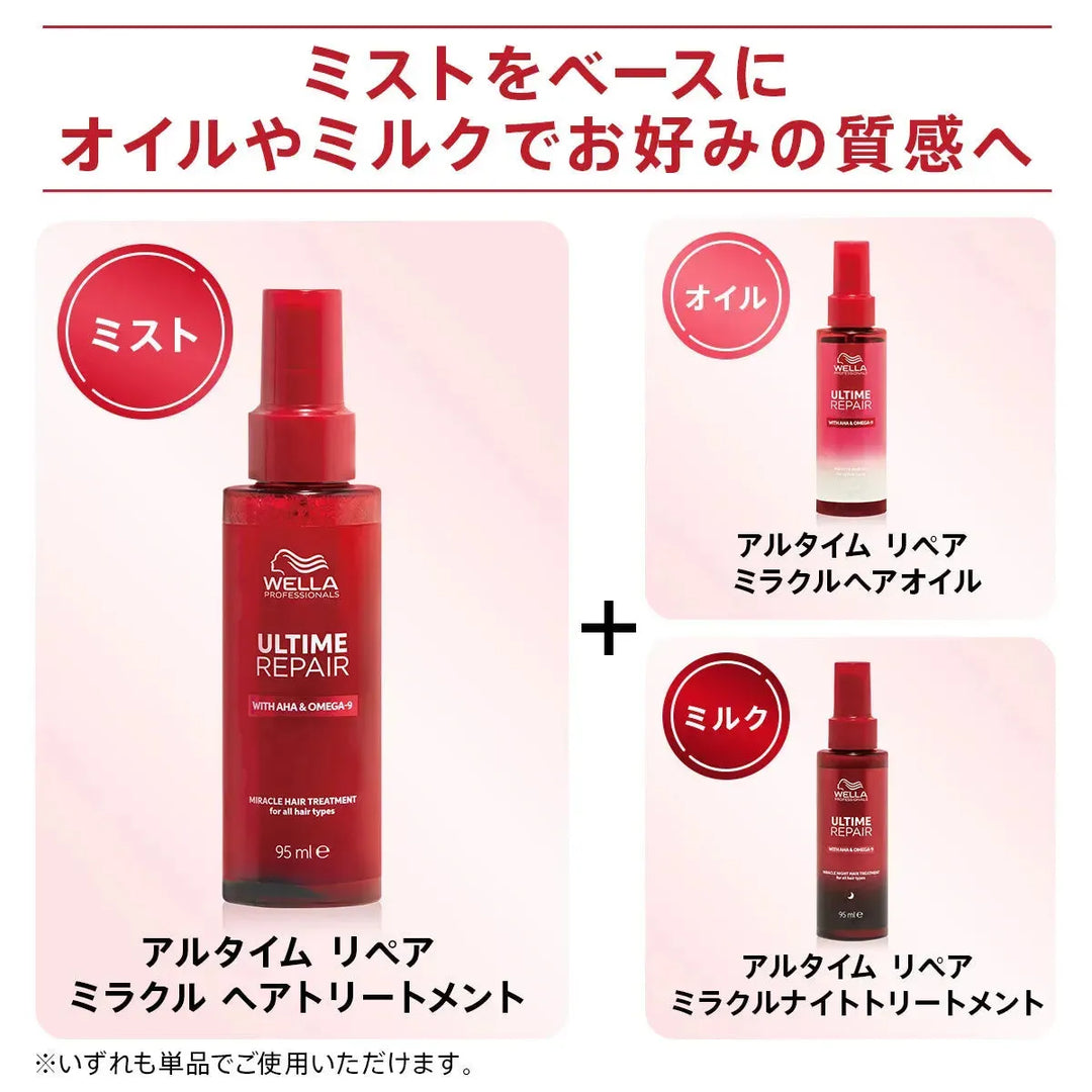 アルタイム リペア ミラクルナイトトリートメント 95mL＜ミルクタイプ＞｜ULTIME - CHOUCHOU シュシュ｜美容アイテム通販サイト