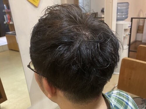 爽やか系王道アップバングスタイル